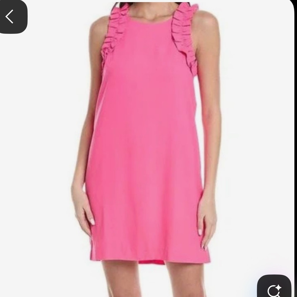 Lilly Pulitzer Kailee Ruffle Shift Dress in Roxie Pink